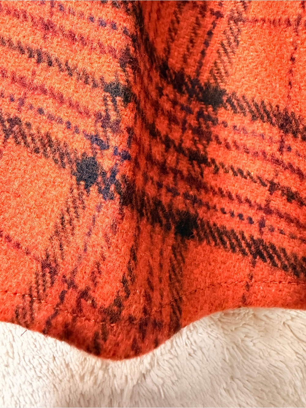 ‼️🍁Fall Retro A-Line orange  Plaid Skirt‼️🍁 - Picture 4 of 4